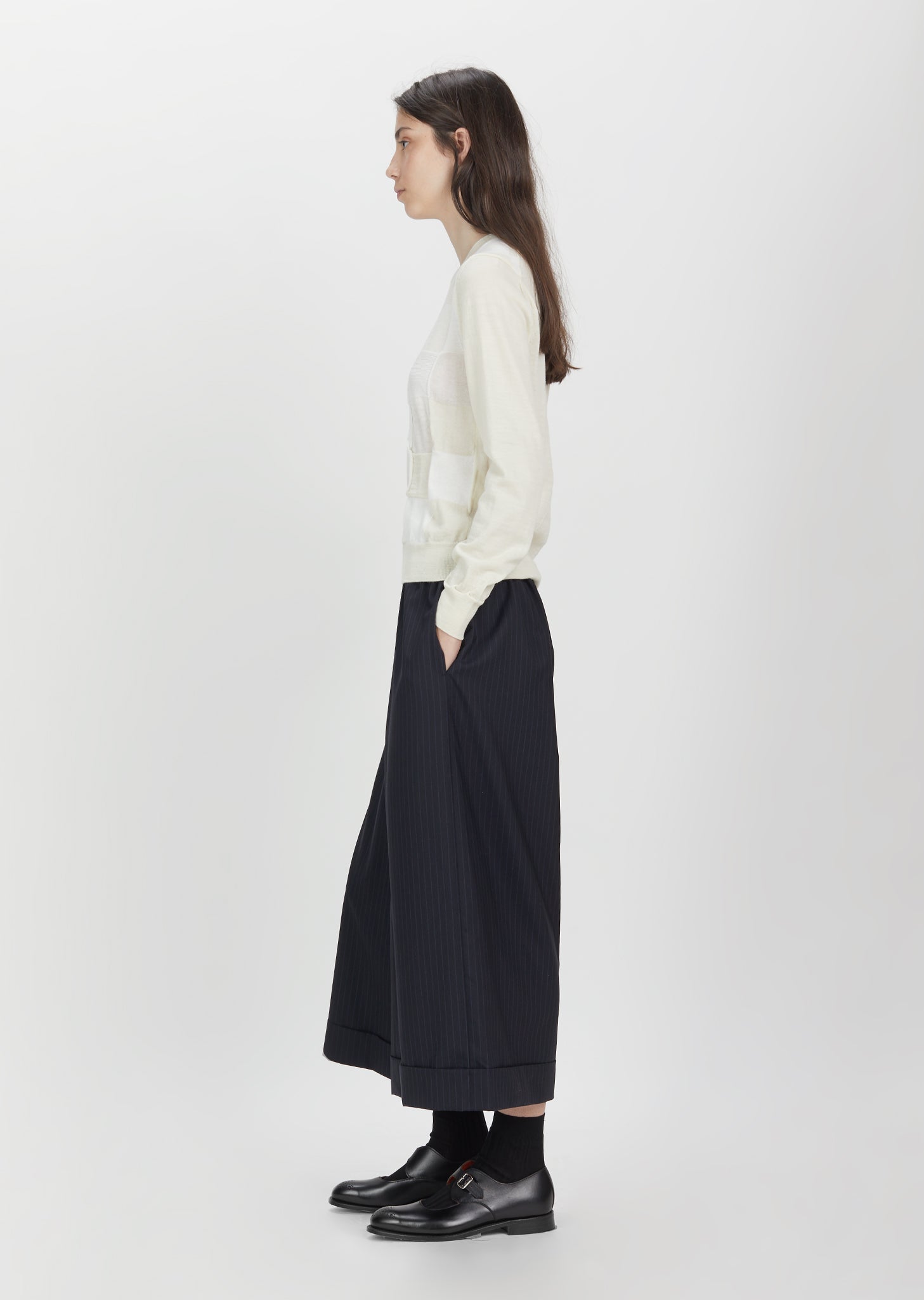 Wool Stripe Drawstring Pants by Comme des Garçons Comme des Garçons- La ...