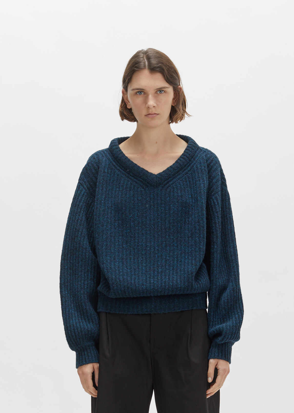 Shetland Large V-Neck Sweater by Lemaire - La Garçonne