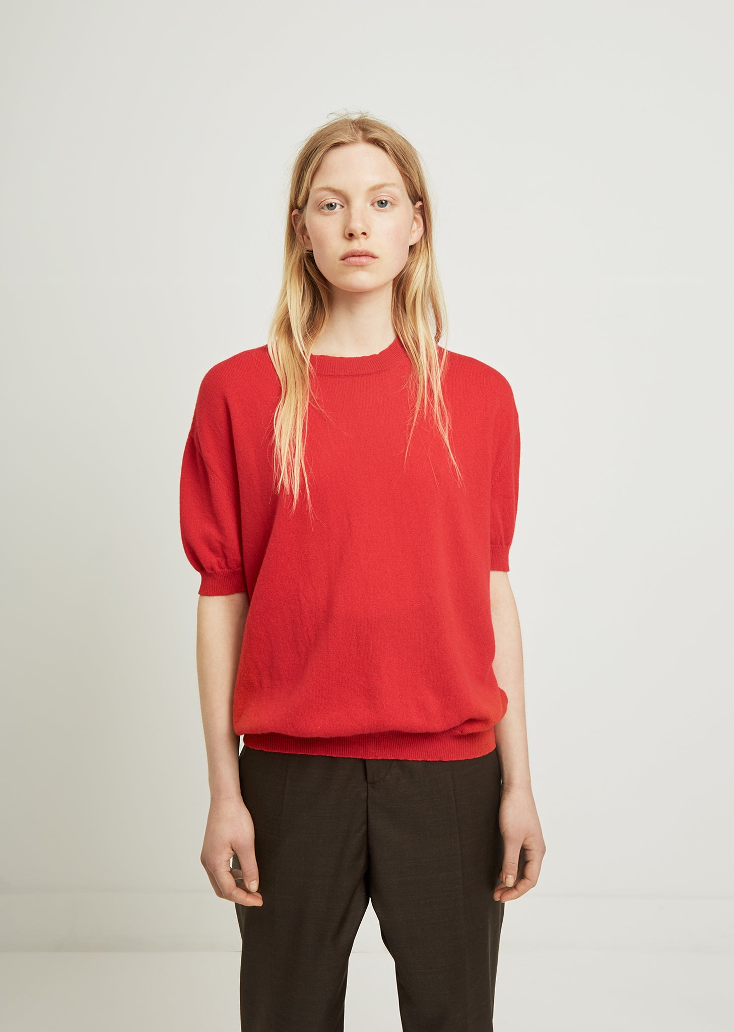 Short Sleeve Cashmere Sweater by Marni- La Garçonne