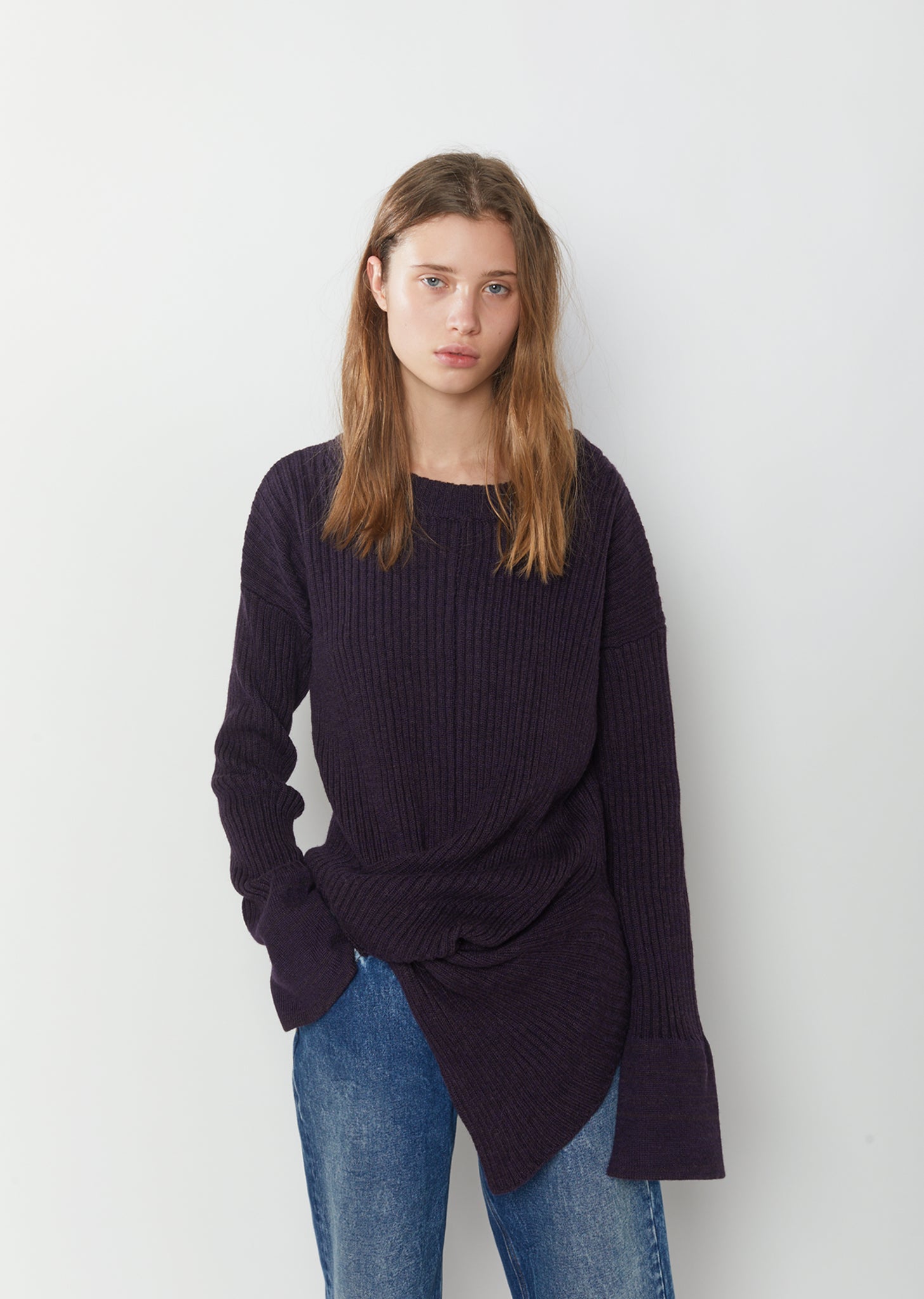 Plain Stitch Knot Sweater by Yohji Yamamoto - La Garçonne