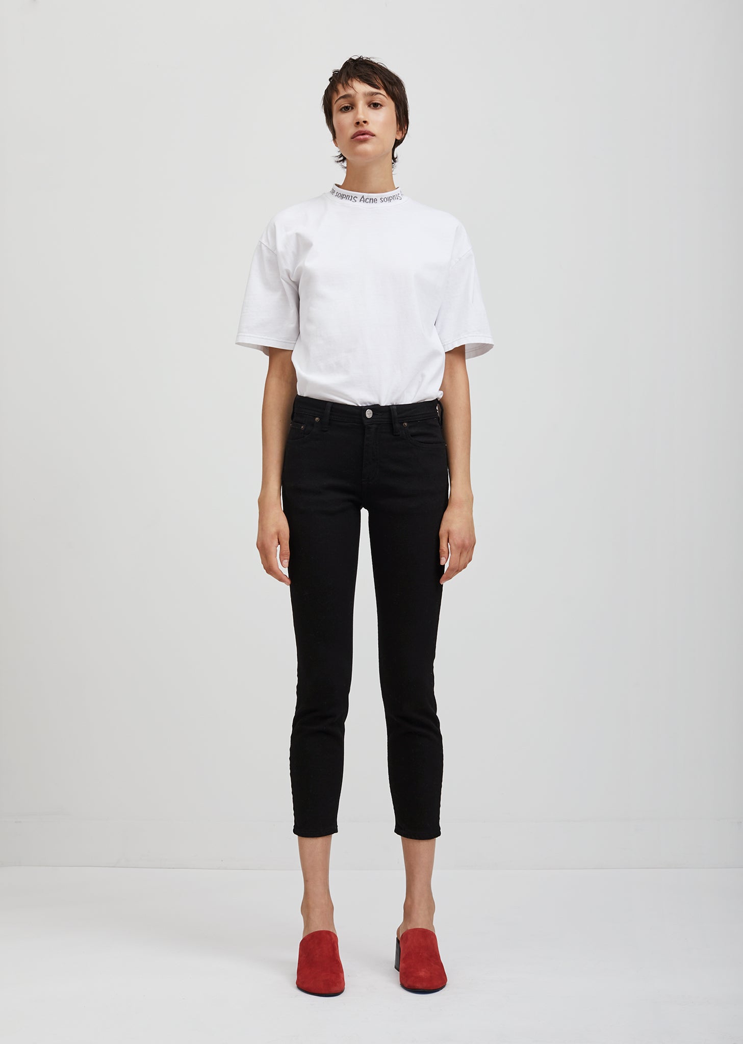 acne stay black jeans