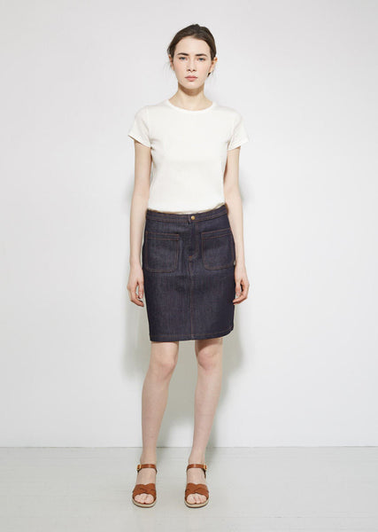 70's Denim Skirt by A.P.C. - La GarÁonne – La Garçonne