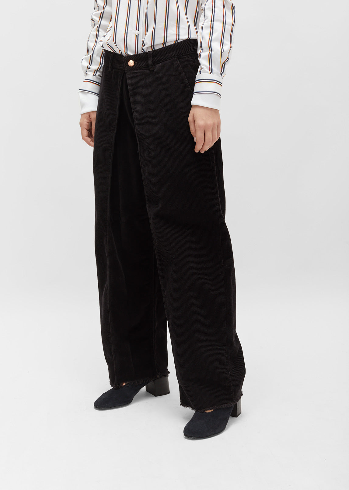 Pleated Corduroy Pants by Aalto- La Garçonne