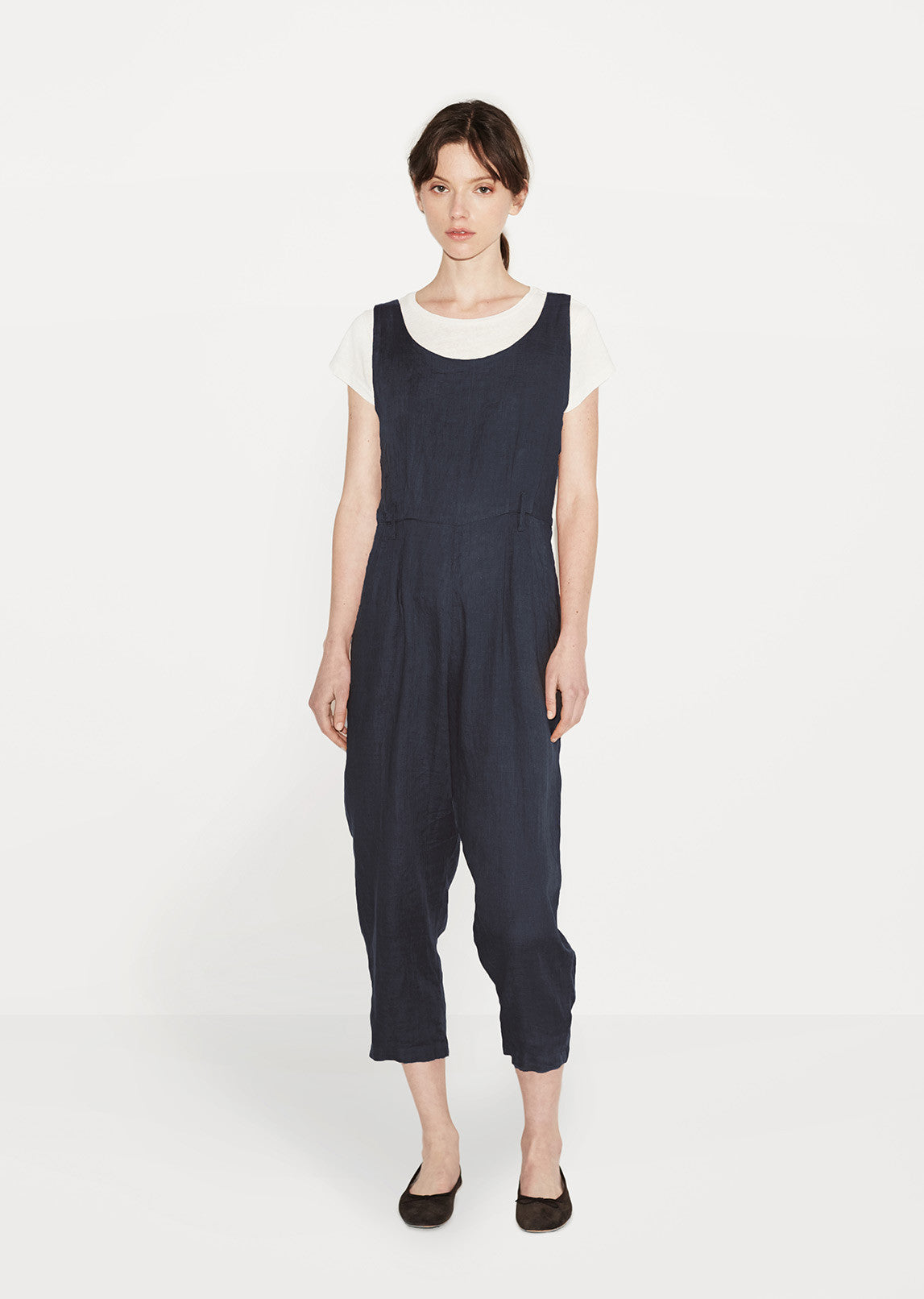 Linen Overalls by Black Crane - La Garçonne