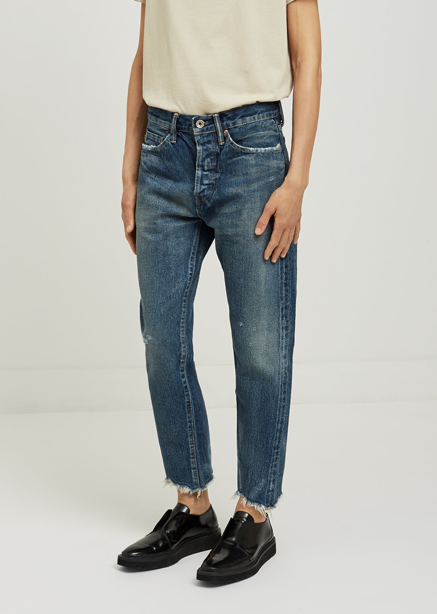 tapered cut jeans