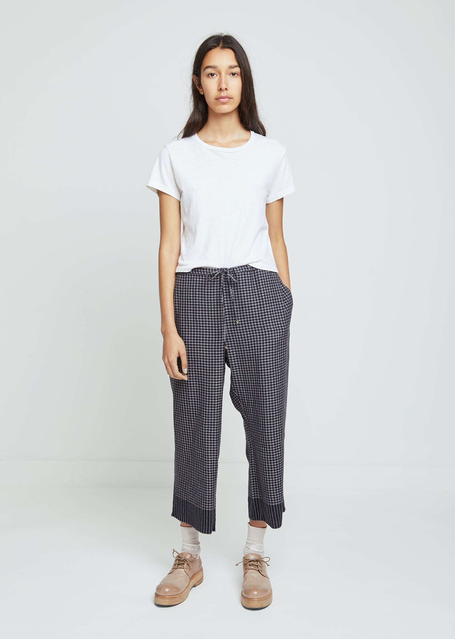 Gingham Wool Pants by Péro- La Garçonne