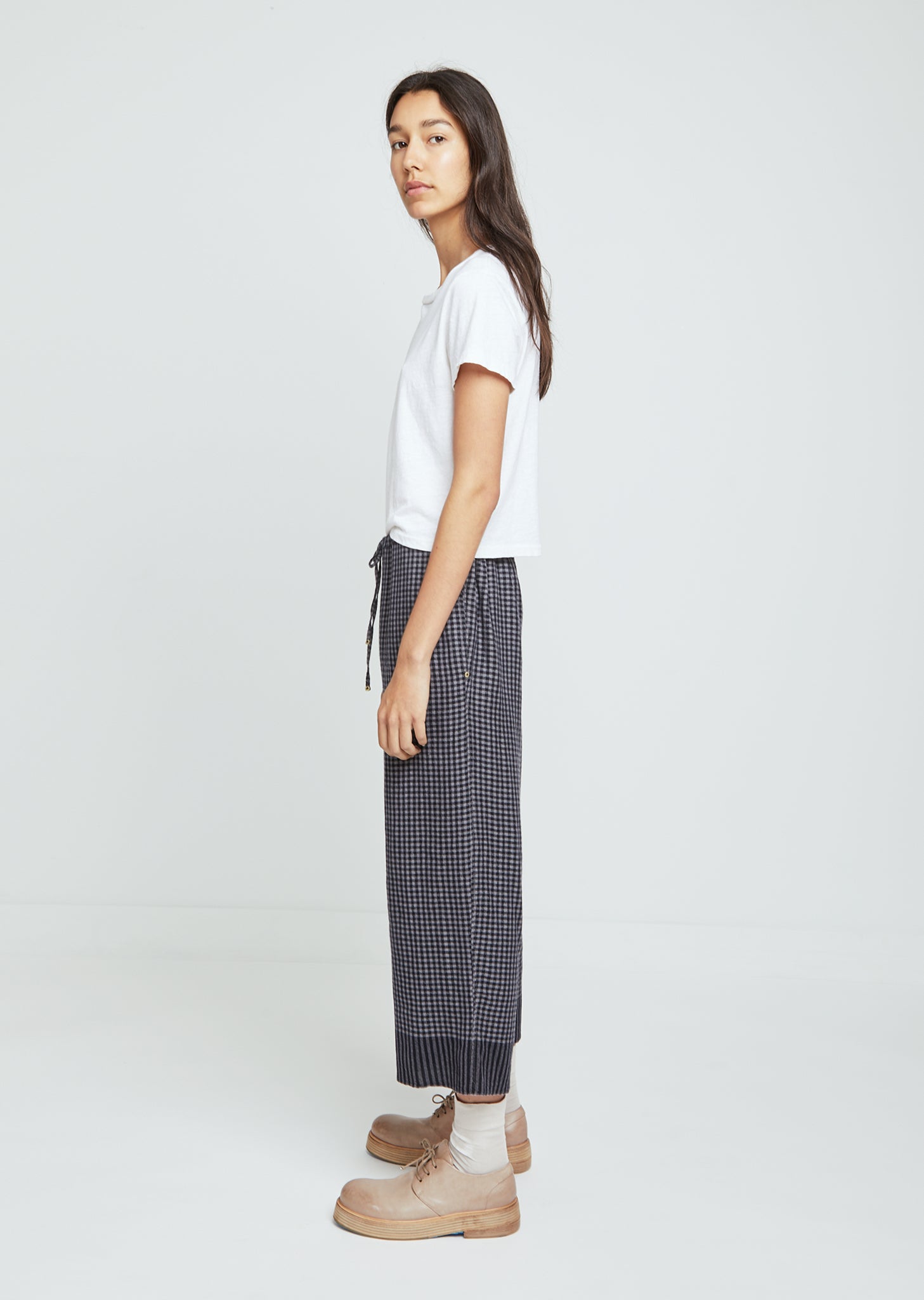 Gingham Wool Pants by Péro- La Garçonne