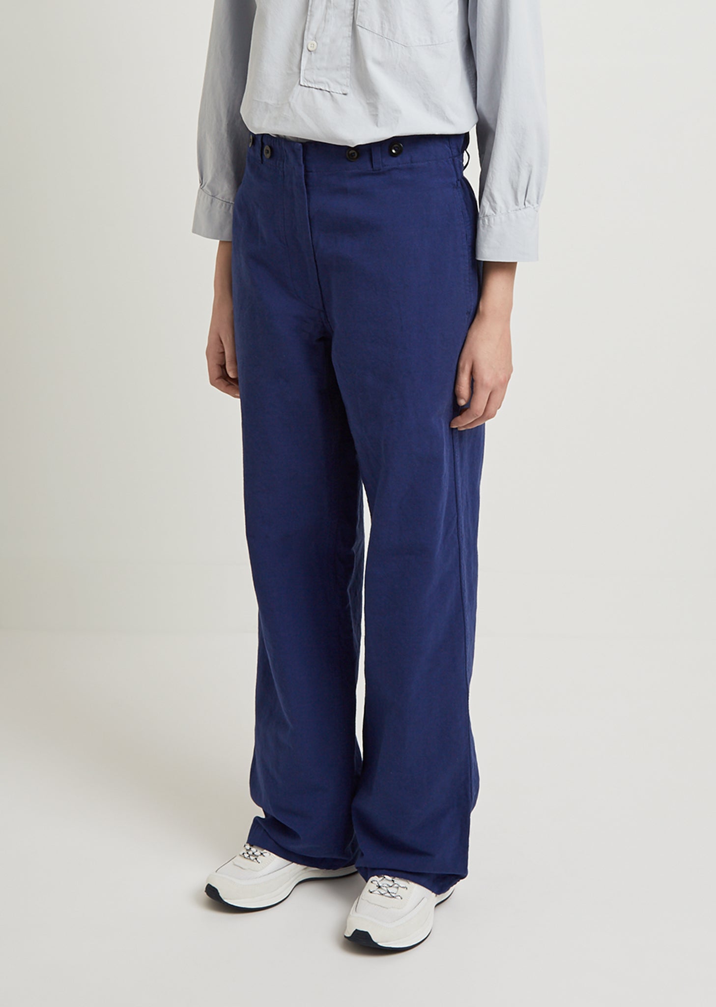 Cinched Back Trousers by MHL by Margaret Howell- La Garçonne