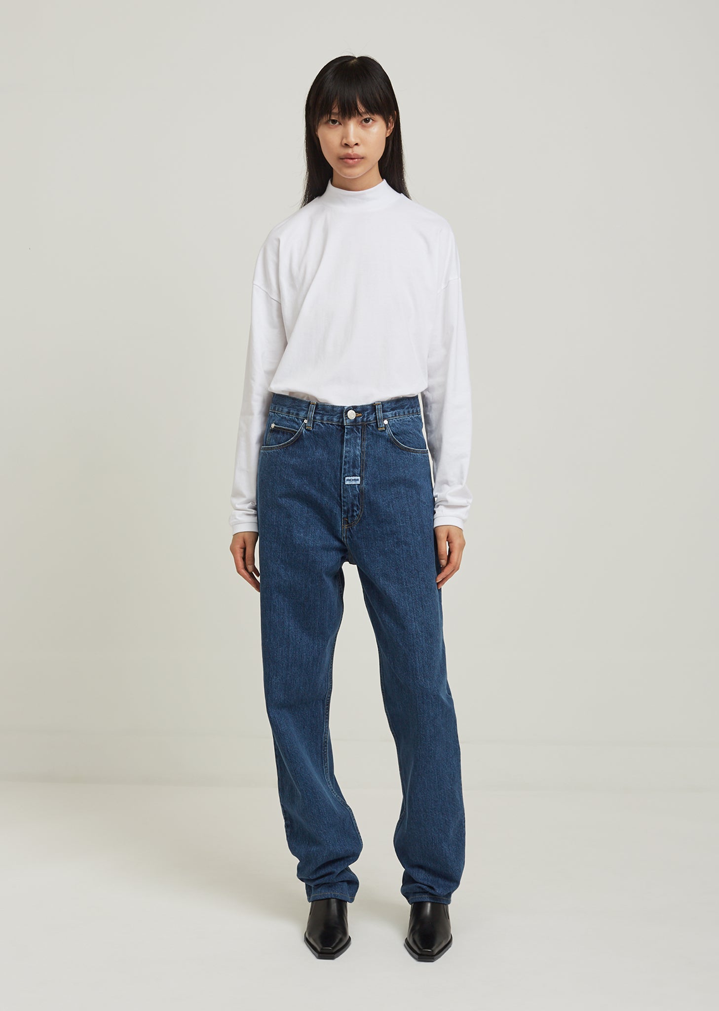 Denim High Waisted Jeans By Martine Rose La Garconne