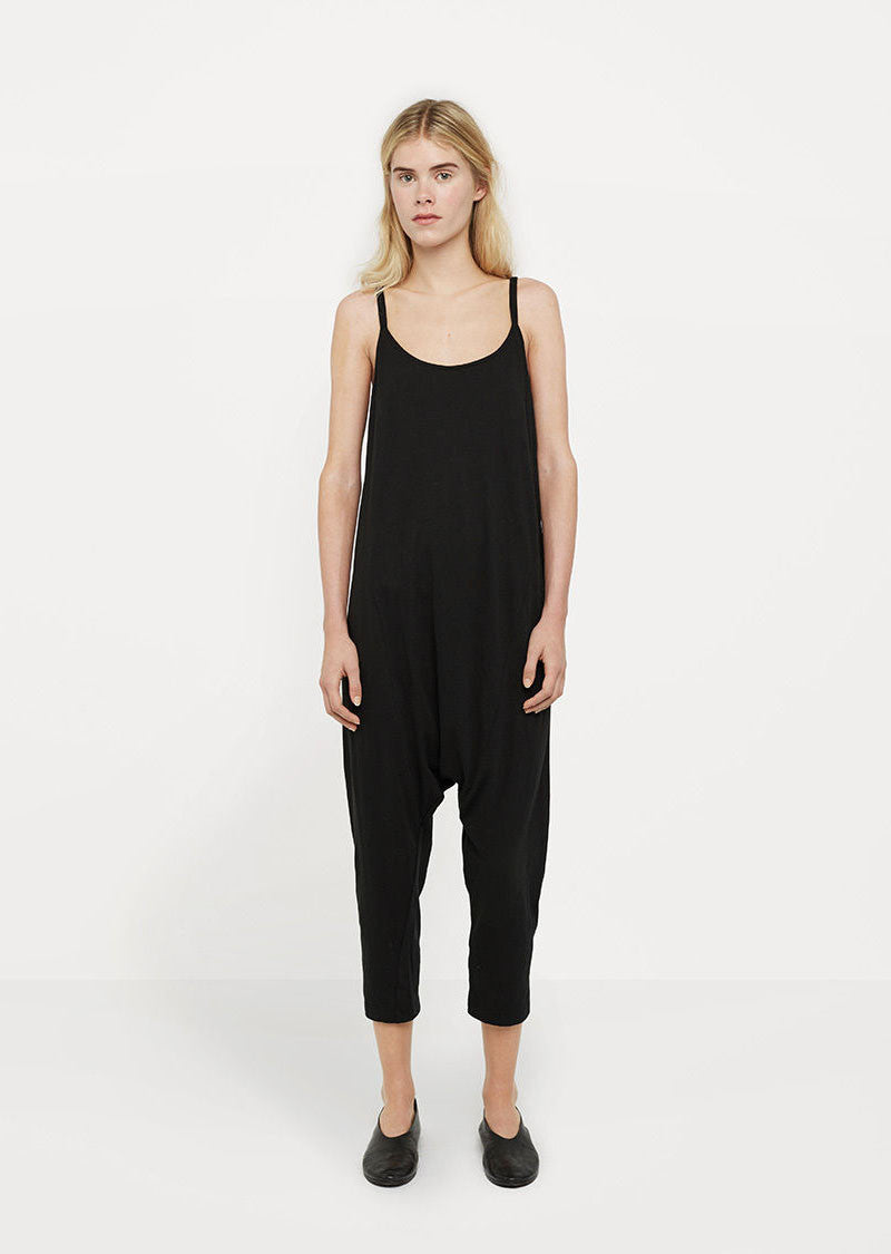 Signature Jersey Drop Rise Romper by Raquel Allegra - La Garçonne