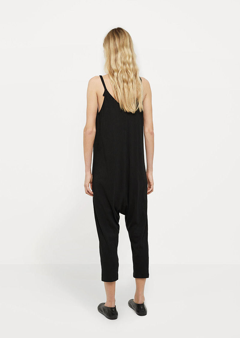 Signature Jersey Drop Rise Romper by Raquel Allegra - La Garçonne