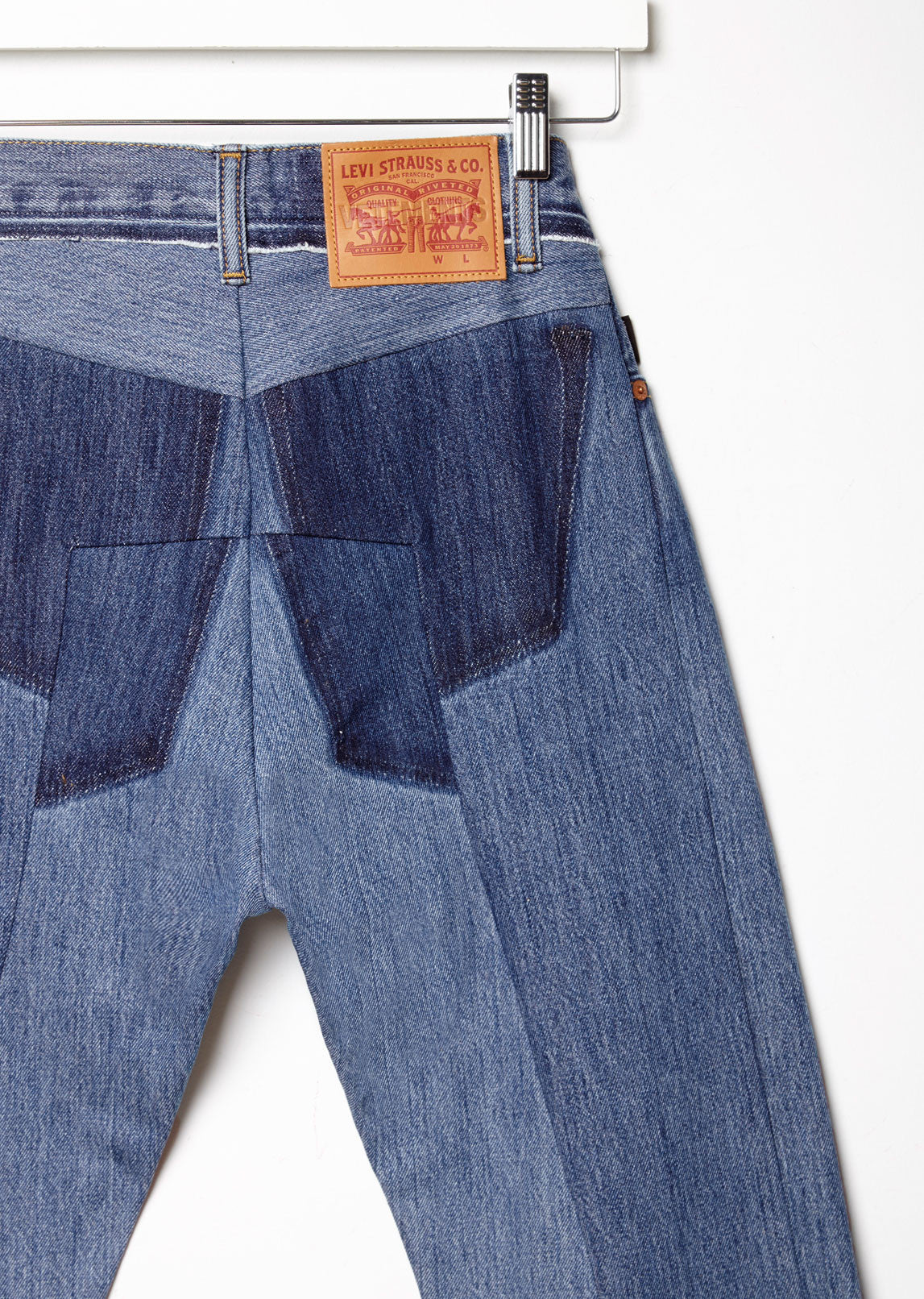 vetements x levi's reworked jeans