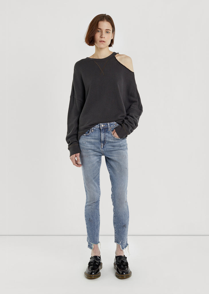 Jenny Mid Rise Skinny Jeans by R13- La Garçonne