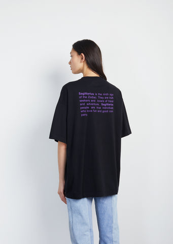 18ss vetements 星座 tシャツ mサイズ  sagittarius