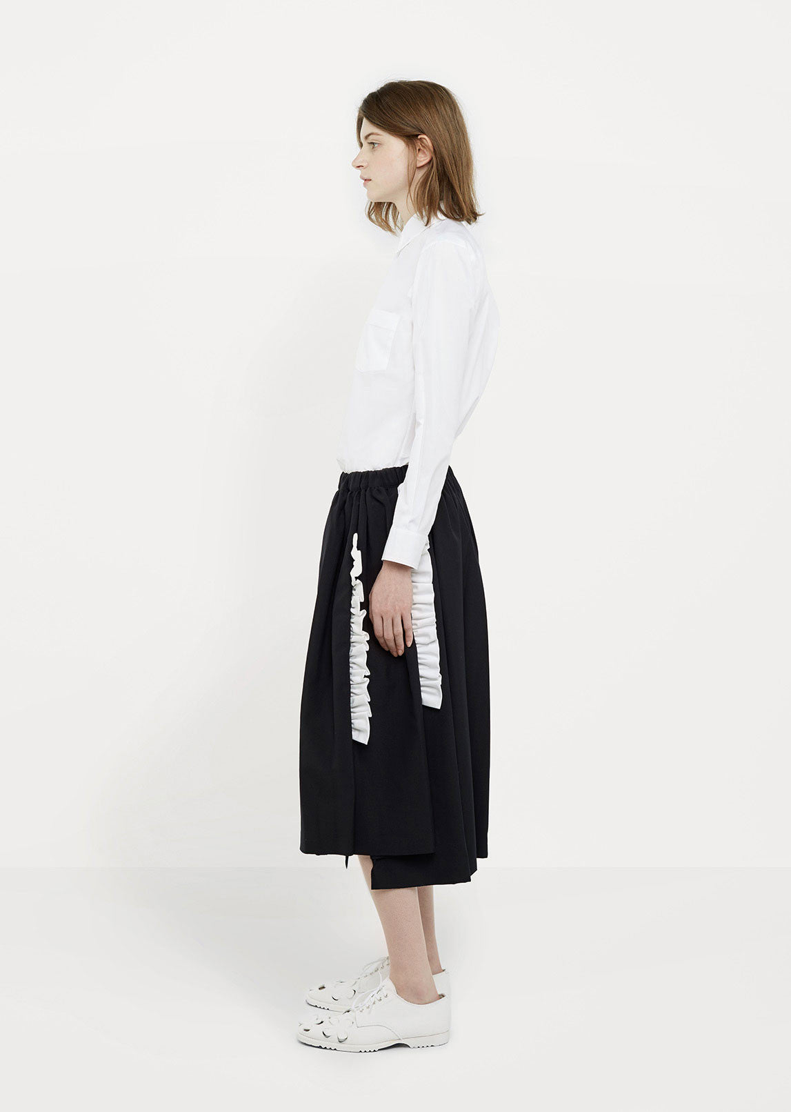 Tropical Wool Cotton Skirt by Comme des Garçons - La Garçonne