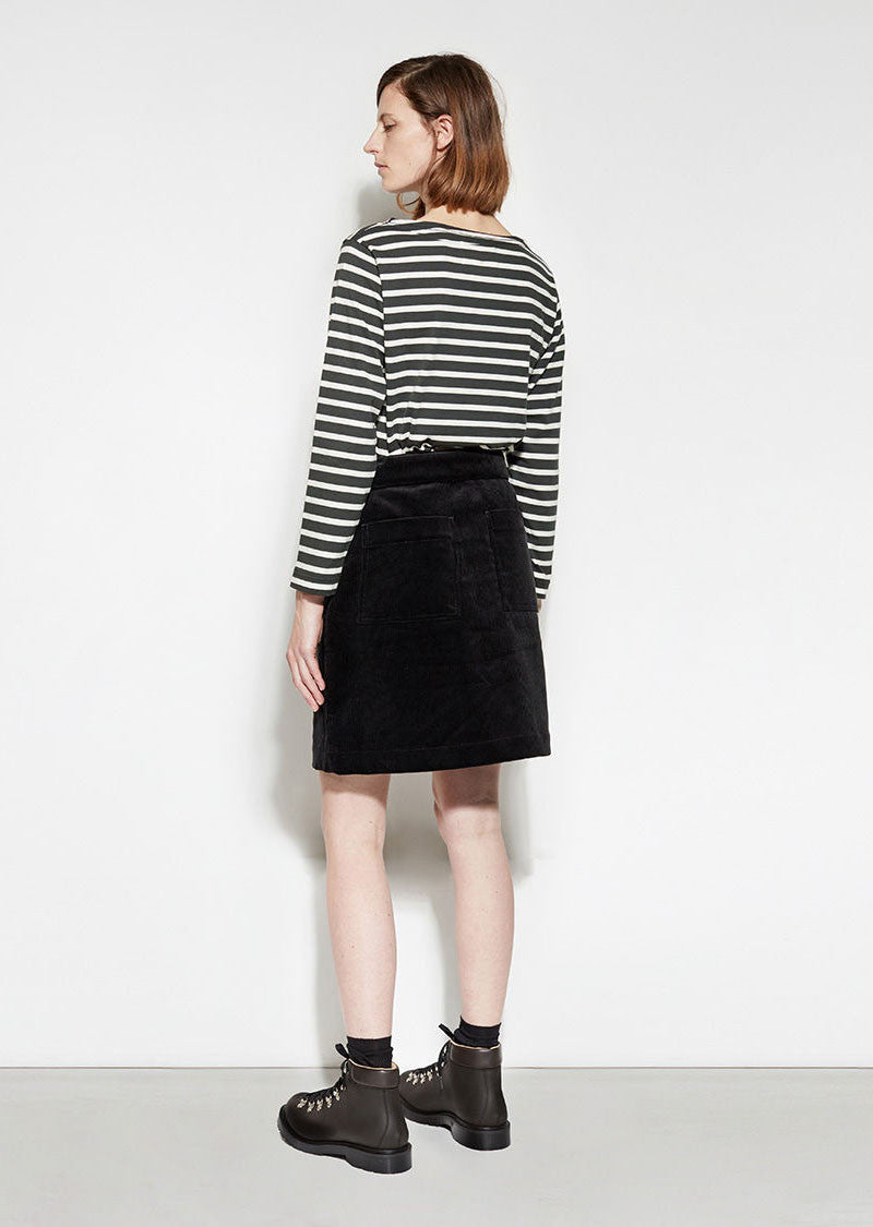 Side Button Skirt by MHL By Margaret Howell - La GarÁonne – La Garçonne