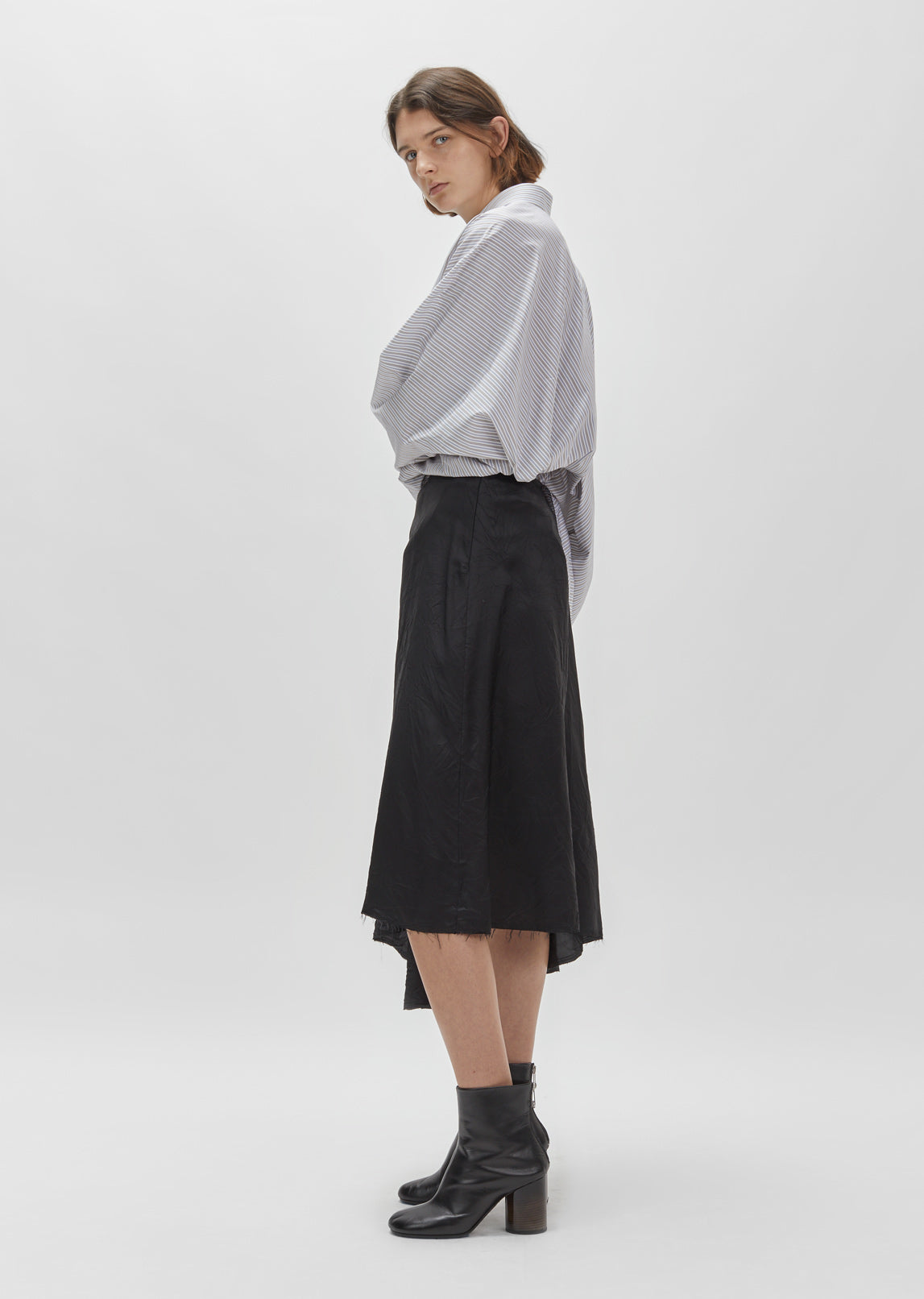 Bias-Cut Midi Skirt by Maison Margiela- La Garçonne