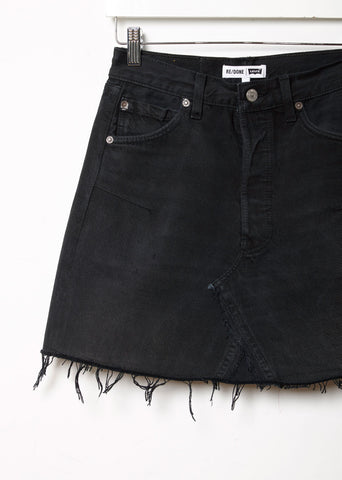 X Levi's High Waisted Mini Skirt by RE/DONE - La Garçonne