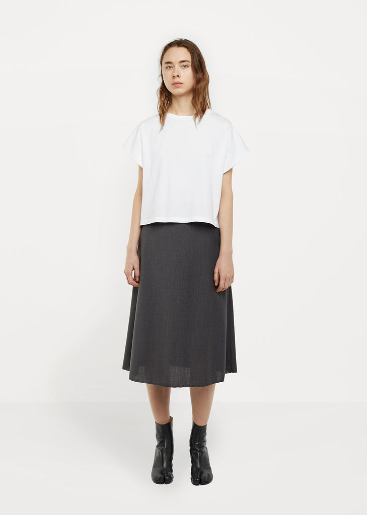 Wool Midi Skirt by Yang Li - La Garçonne