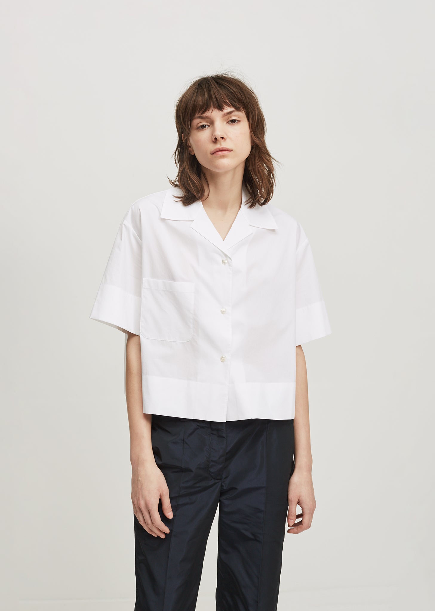 Lelija Pop Crop Shirt by Acne Studios- La Garçonne