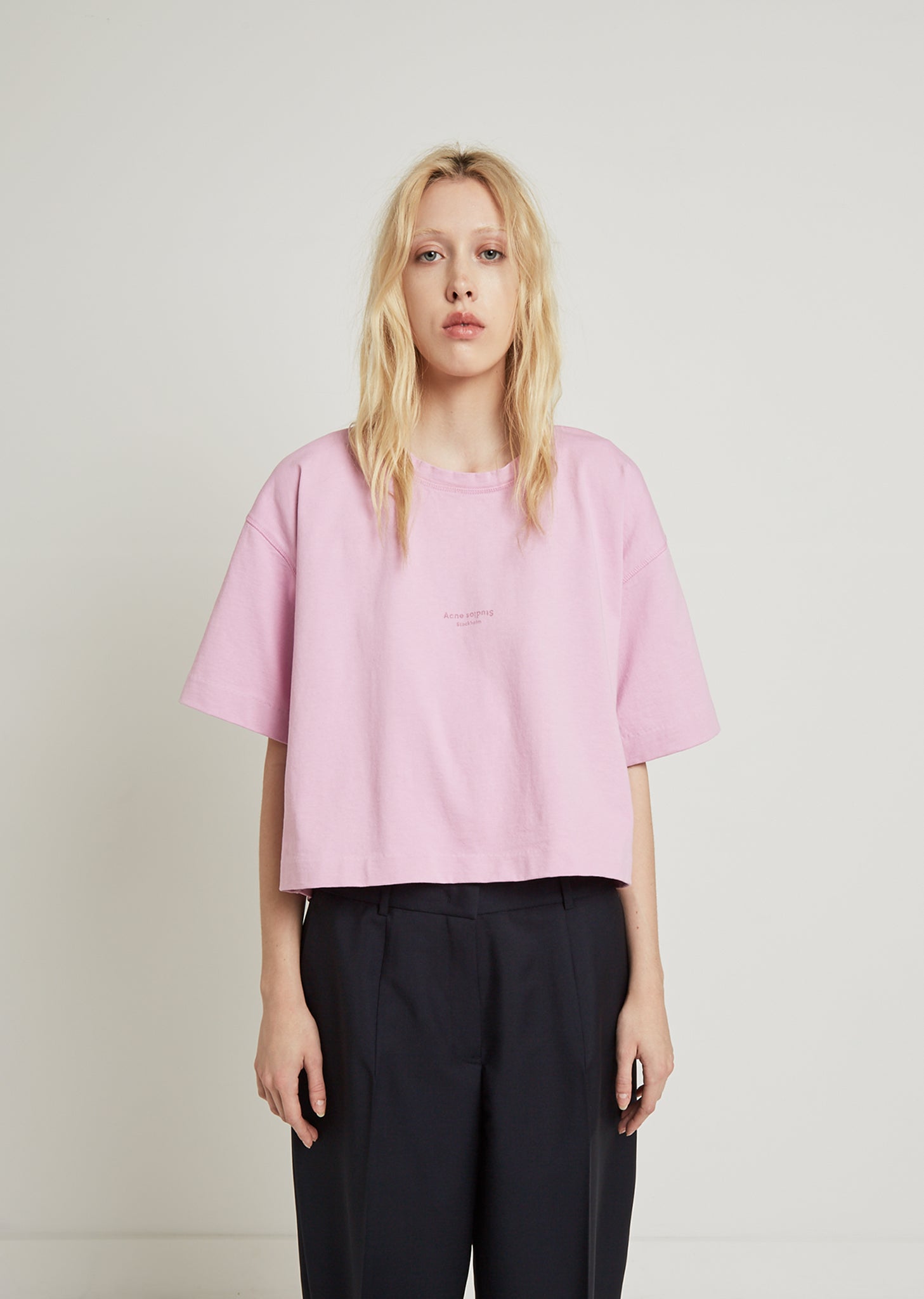 Cylea Logo Printed Tee by Acne Studios- La Garçonne