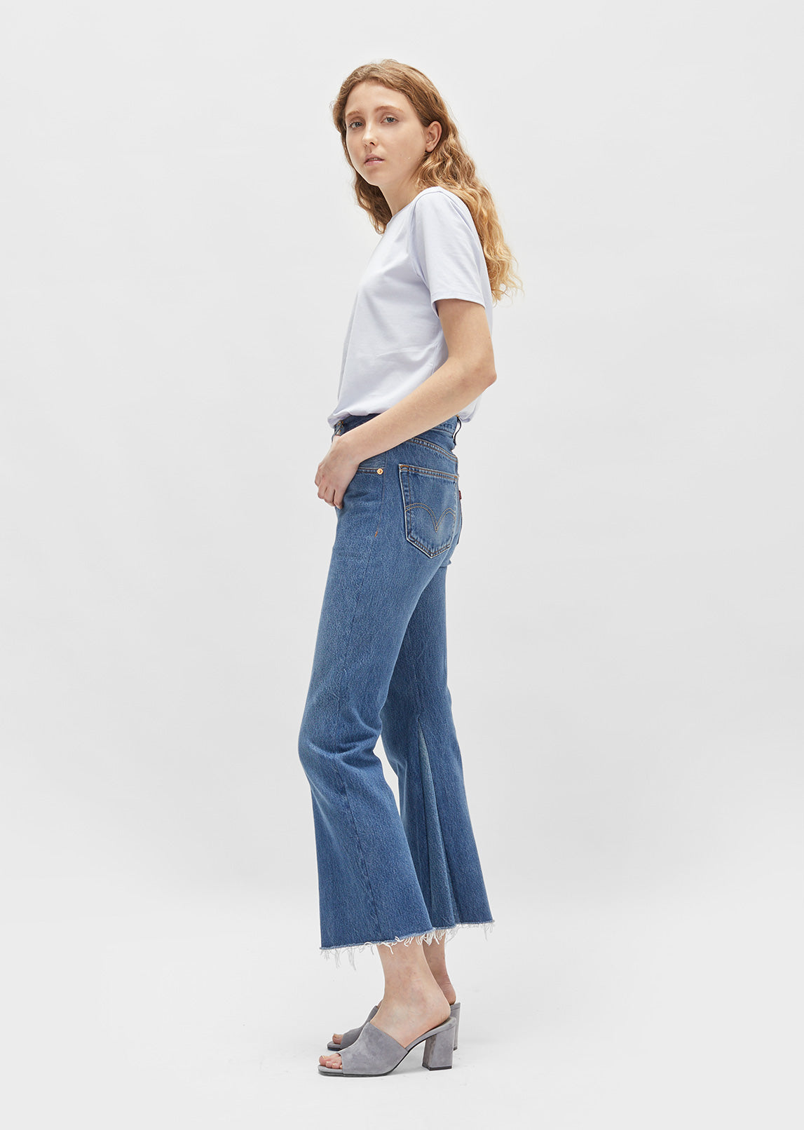 levi's flare high waist