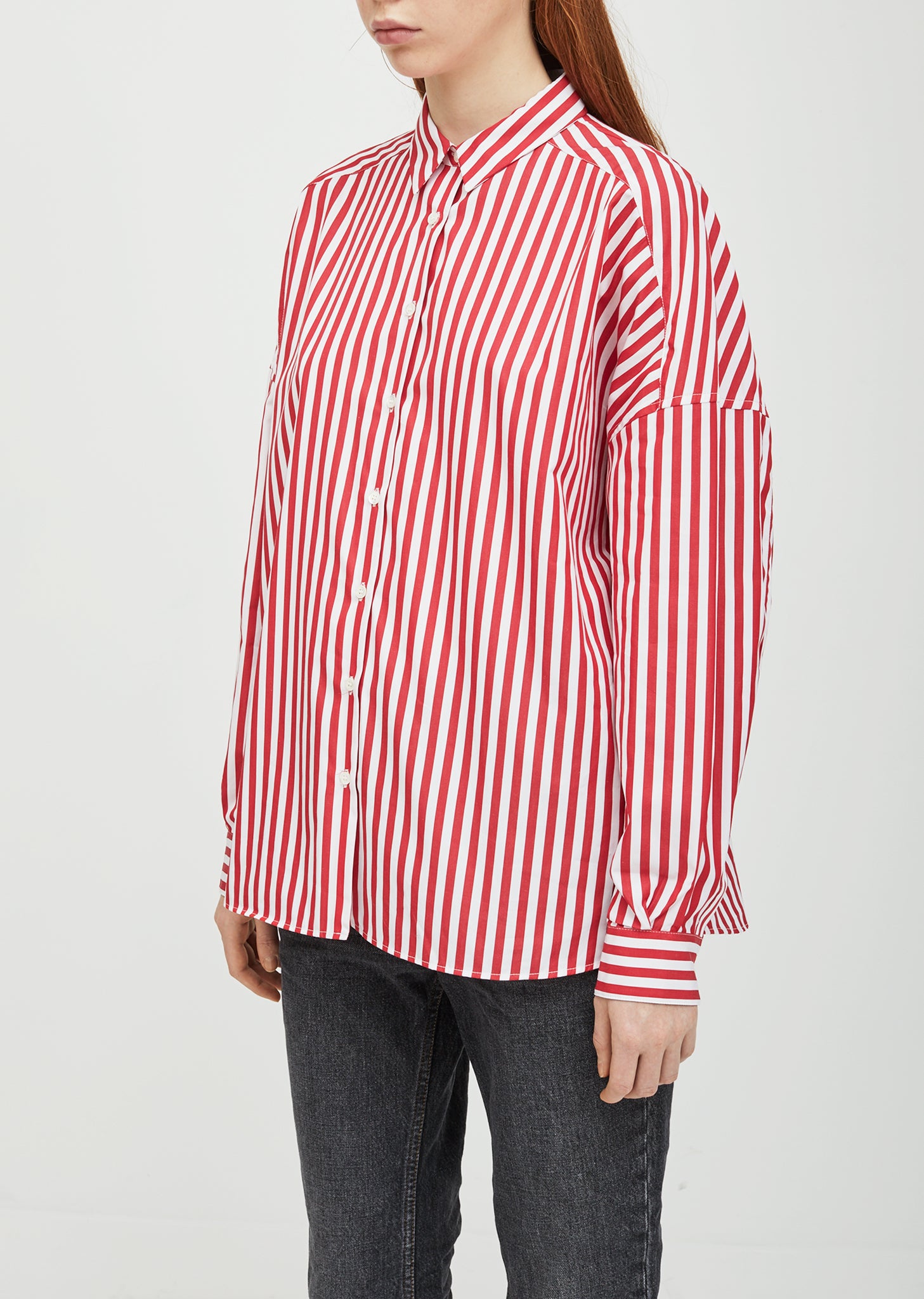 Oversized Striped Shirt by Aspesi- La Garçonne