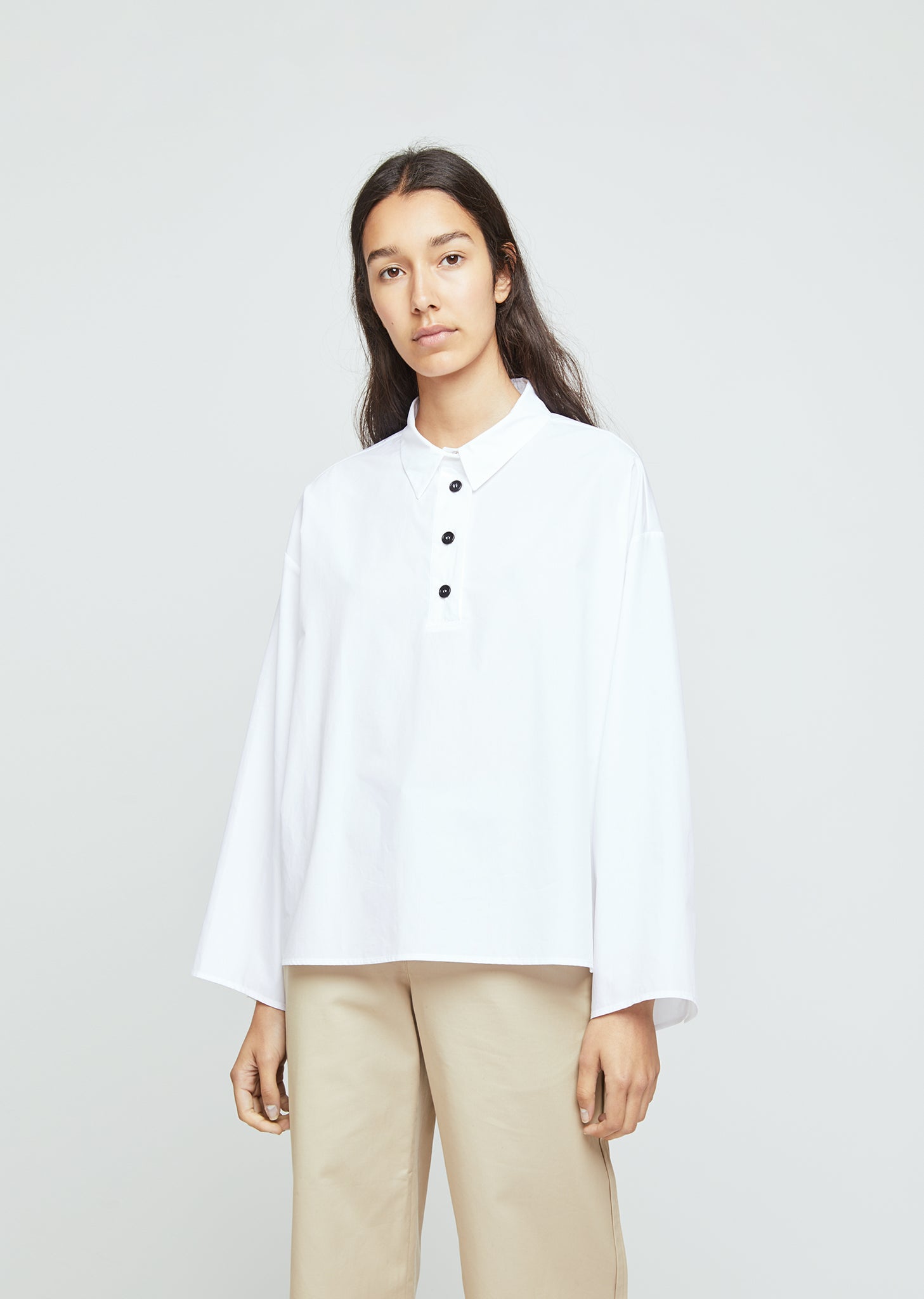 Cotton Blouse by Hache- La Garçonne