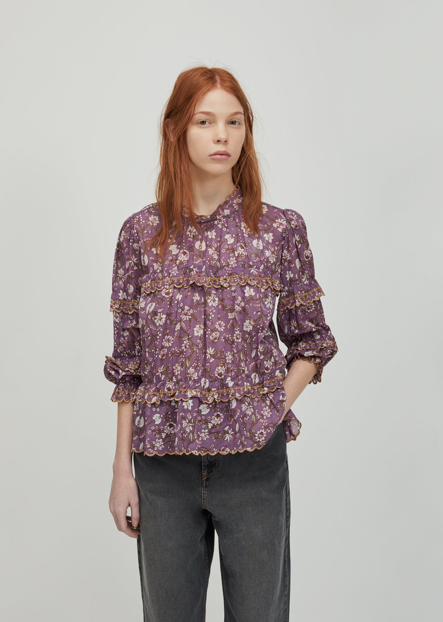 Moxley Embroidered Top by Isabel Marant Étoile- La Garçonne