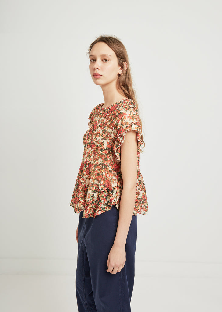 Fliren Spring Flower Blouse by Isabel Marant- La Garçonne