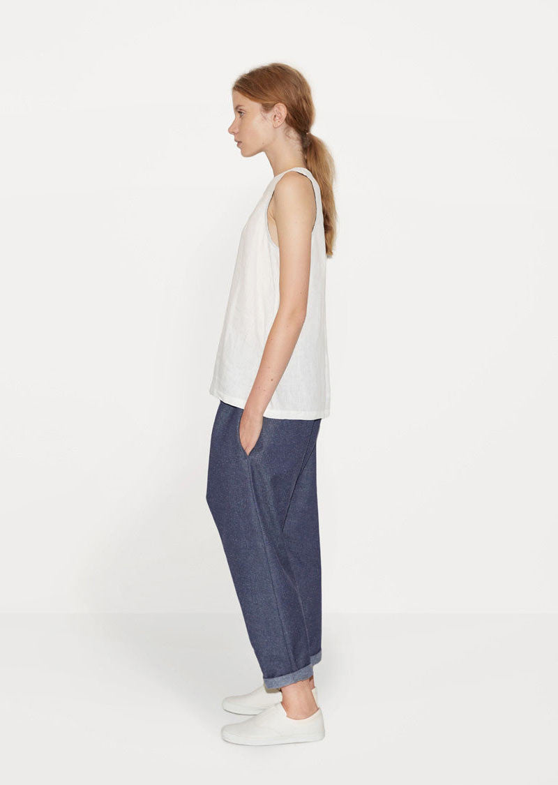 Sleeveless Linen Blouse by Le Vestiaire de Jeanne - La GarÁonne – La ...