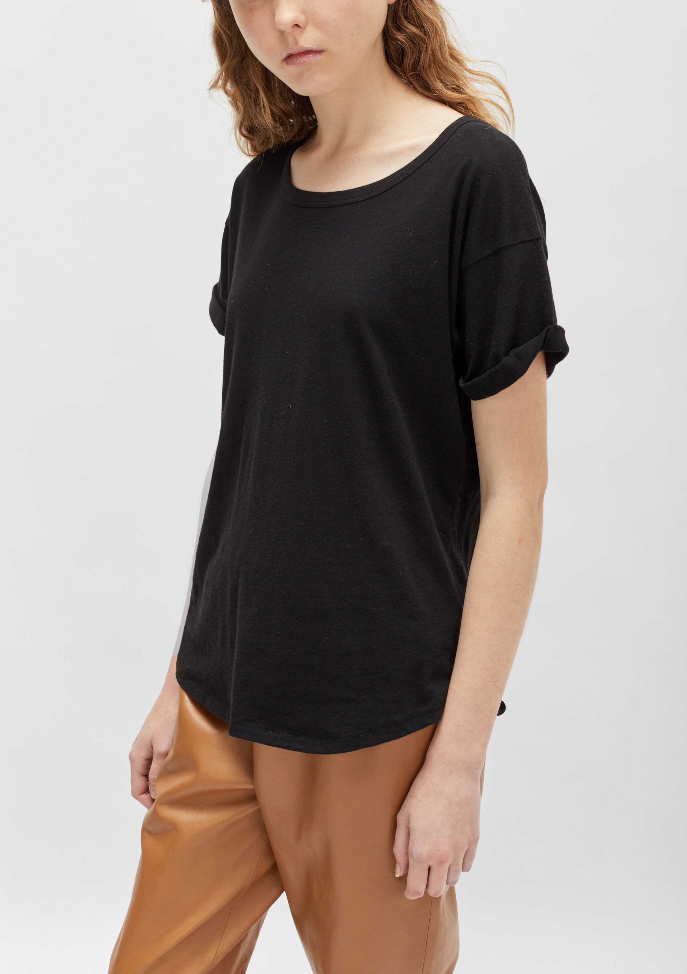 Roll Sleeve Tee by Organic By John Patrick - La GarÁonne – La Garçonne