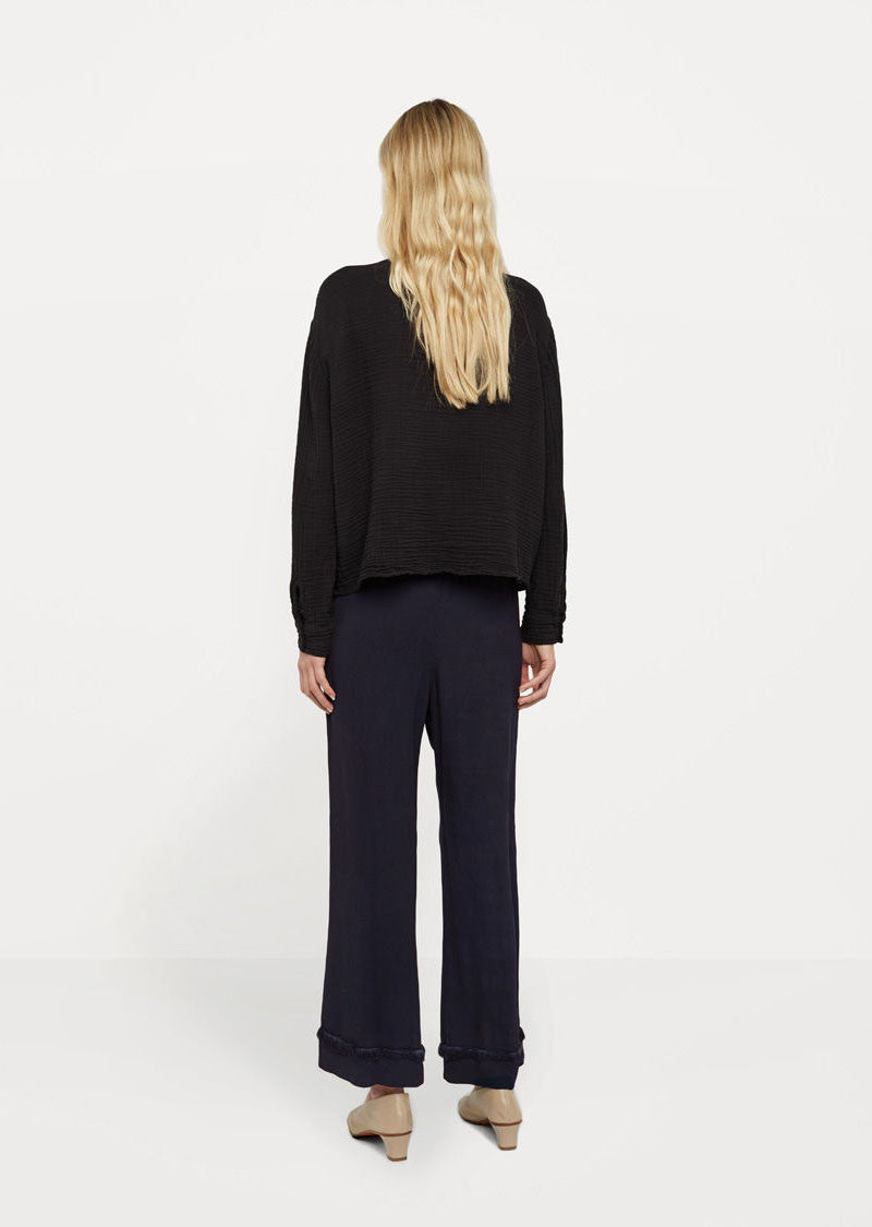 Cotton Gauze Day Blouse by Raquel Allegra - La Garçonne