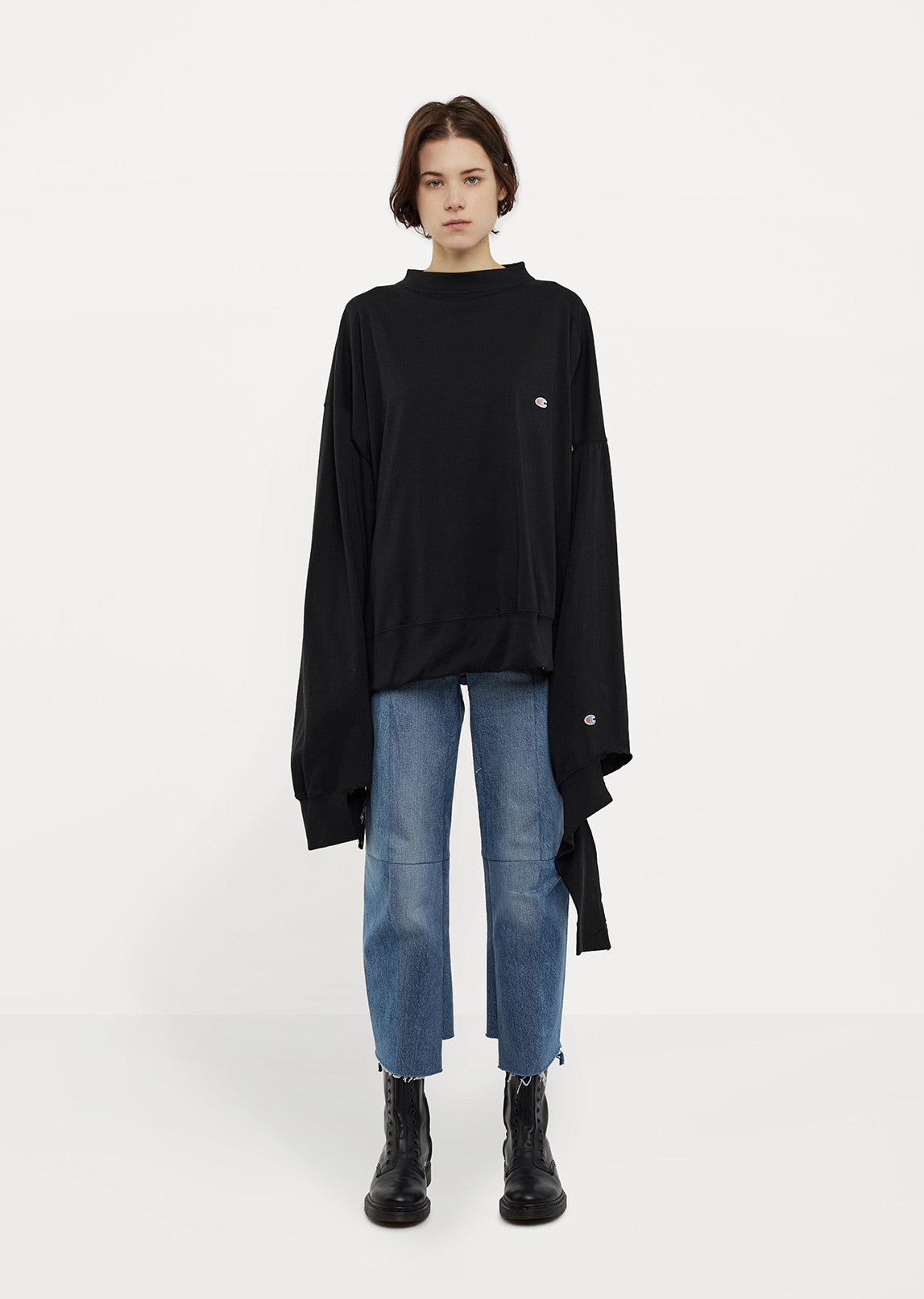 vetements layered t shirt dress