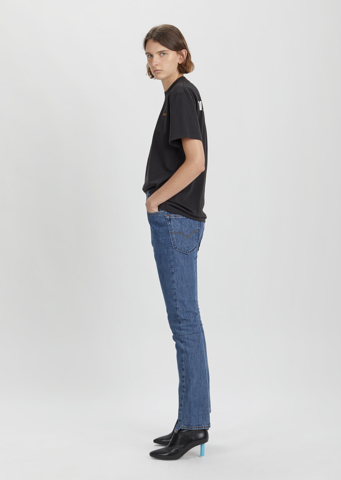 X Levi's High Waist Reworked Jeans by Vetements - La Garçonne