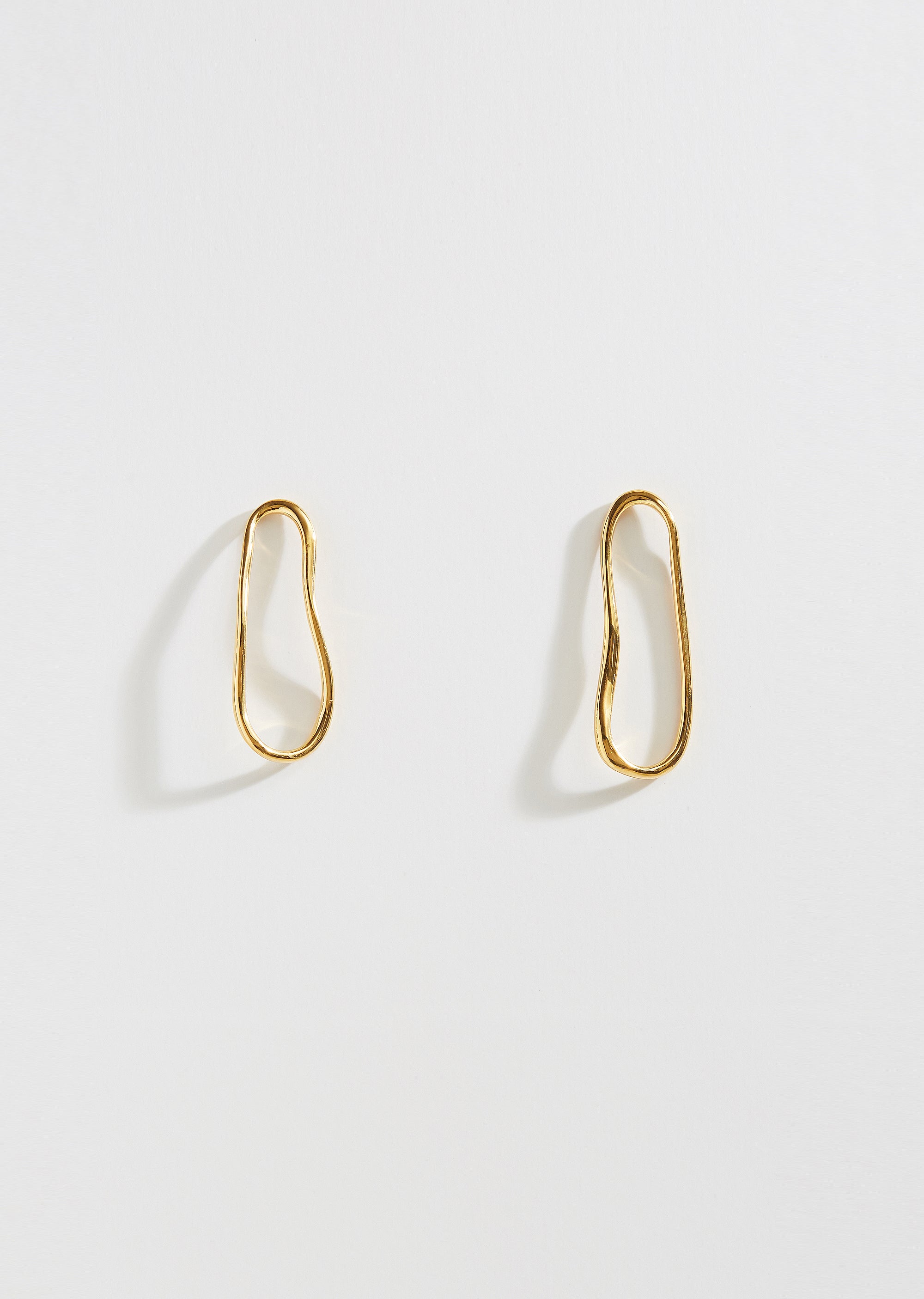 Gold Arp Earrings by Sophie Buhai- La Garçonne