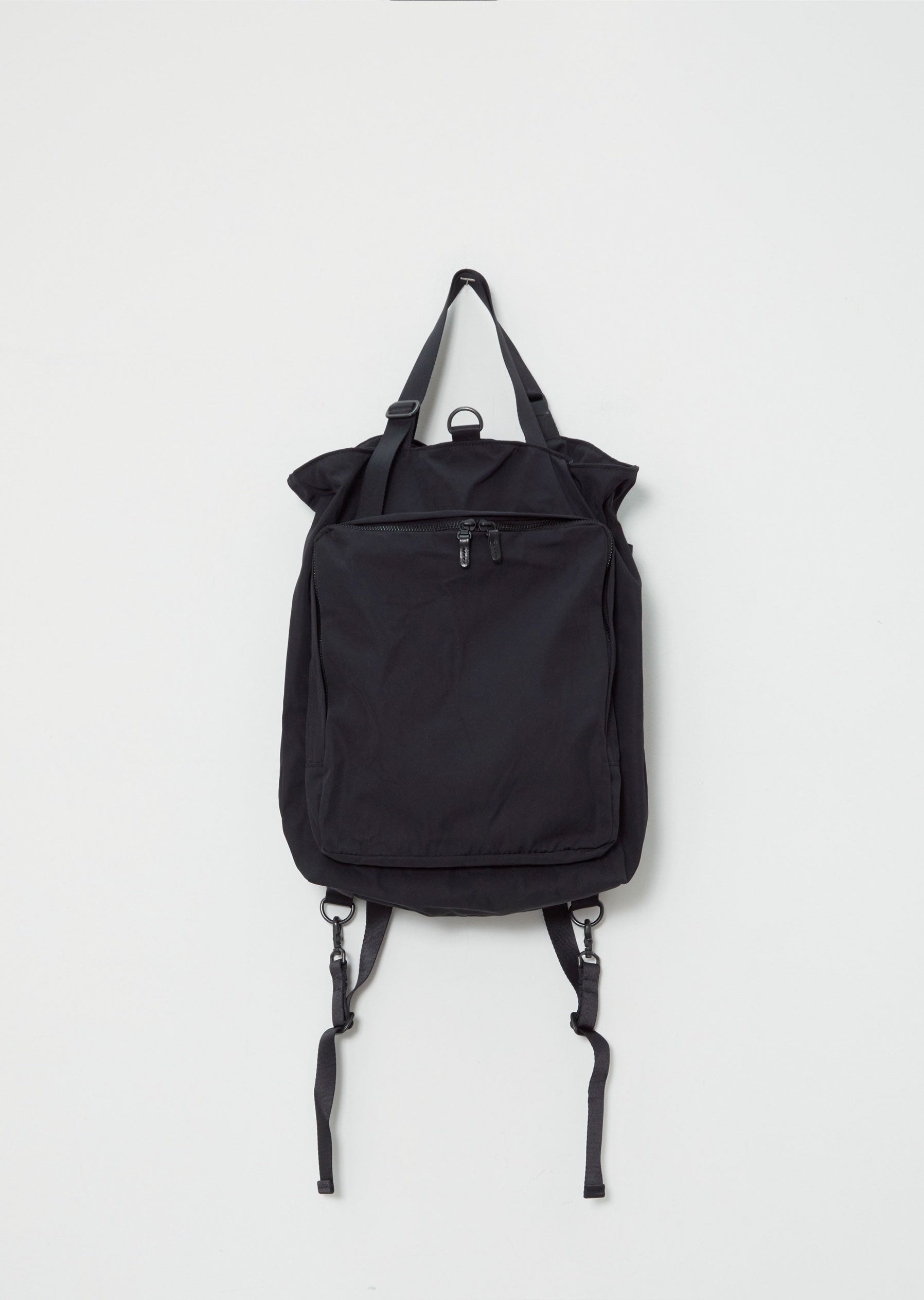 Gabardine 2-Way Backpack & Tote - OS / Black