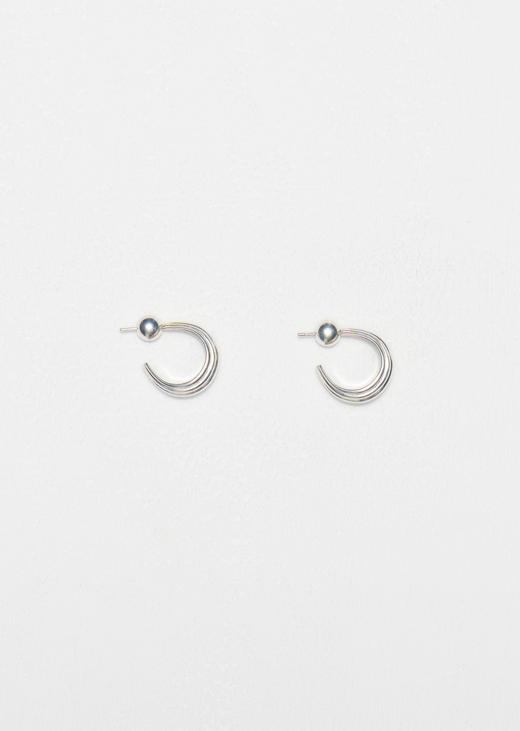 Small Blondeau Hoops — Silver - OS / Sterling Silver