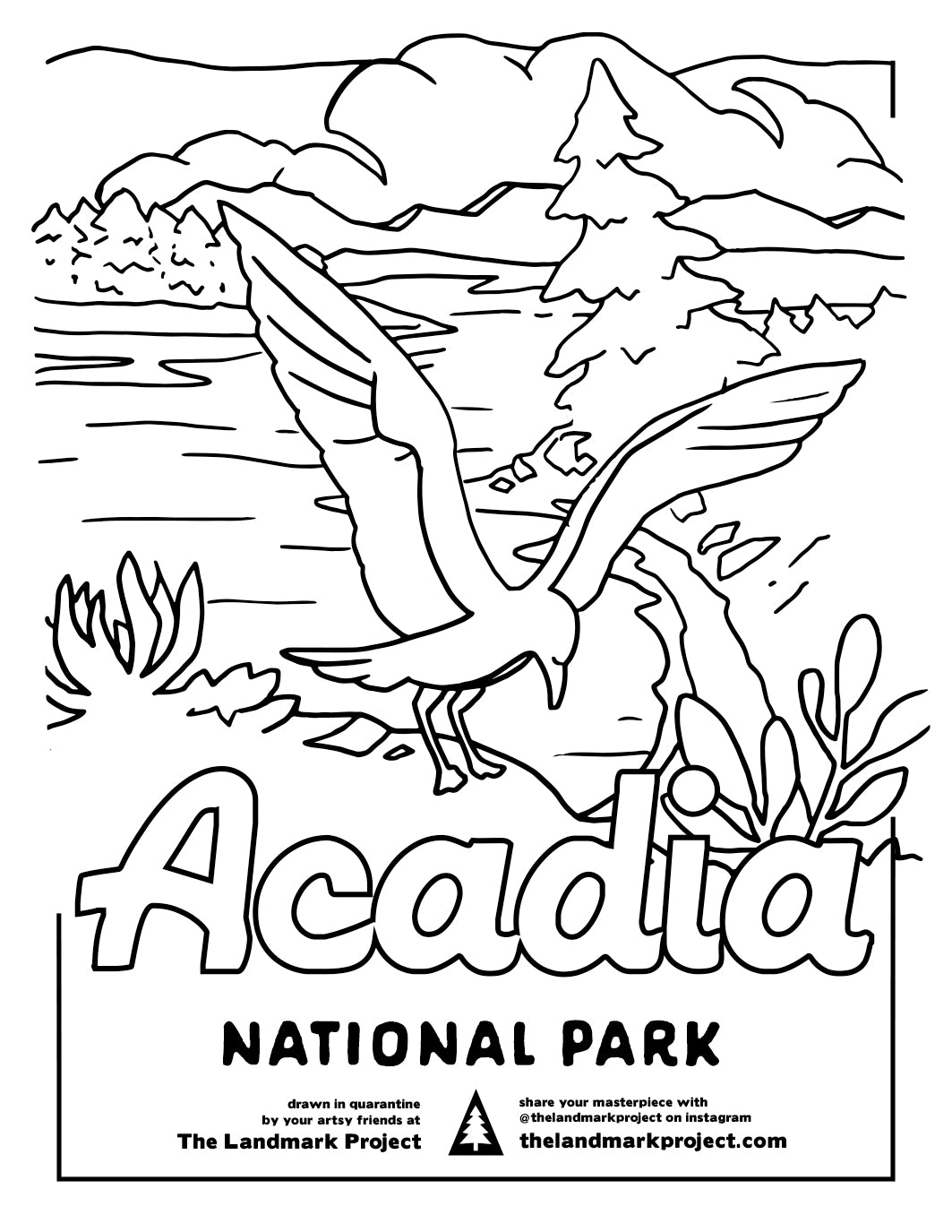 Nps Coloring Pages The Landmark Project