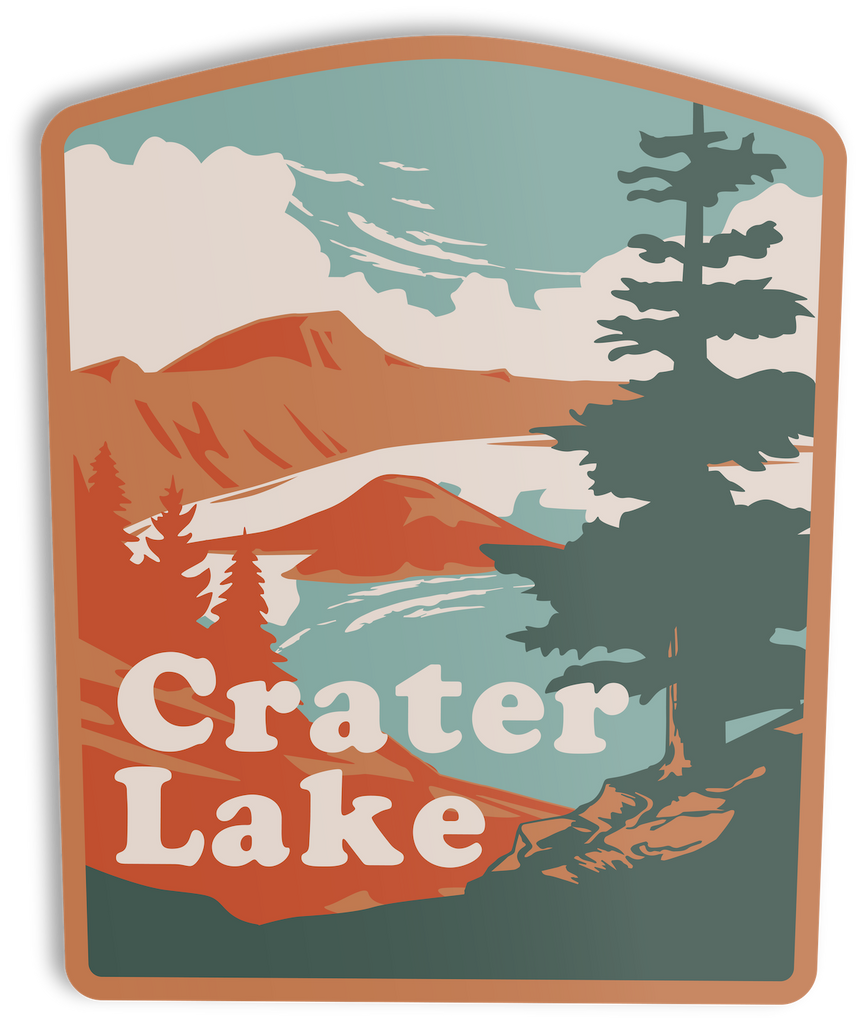 Crater Lake National Park Sticker