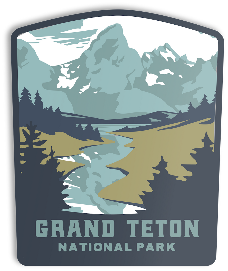 Grand Teton National Park - Sticker
