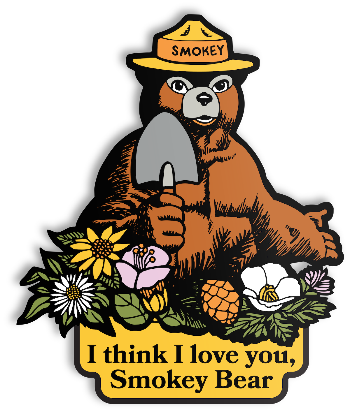 Cardboard People Smokey Bear Life Size Cardboard Cutout Standup US ...