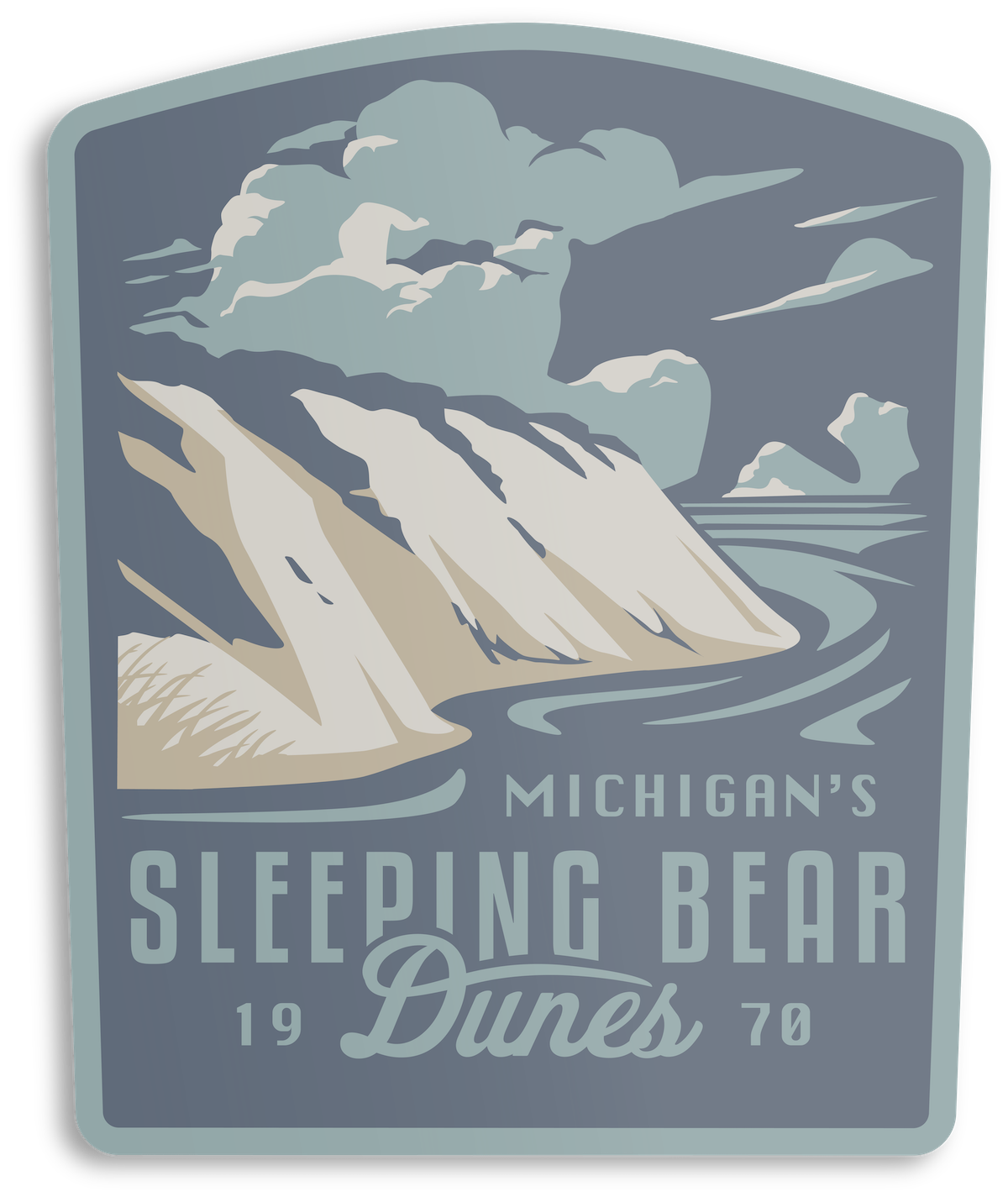 Sleeping Bear Dunes Sticker – The Landmark Project