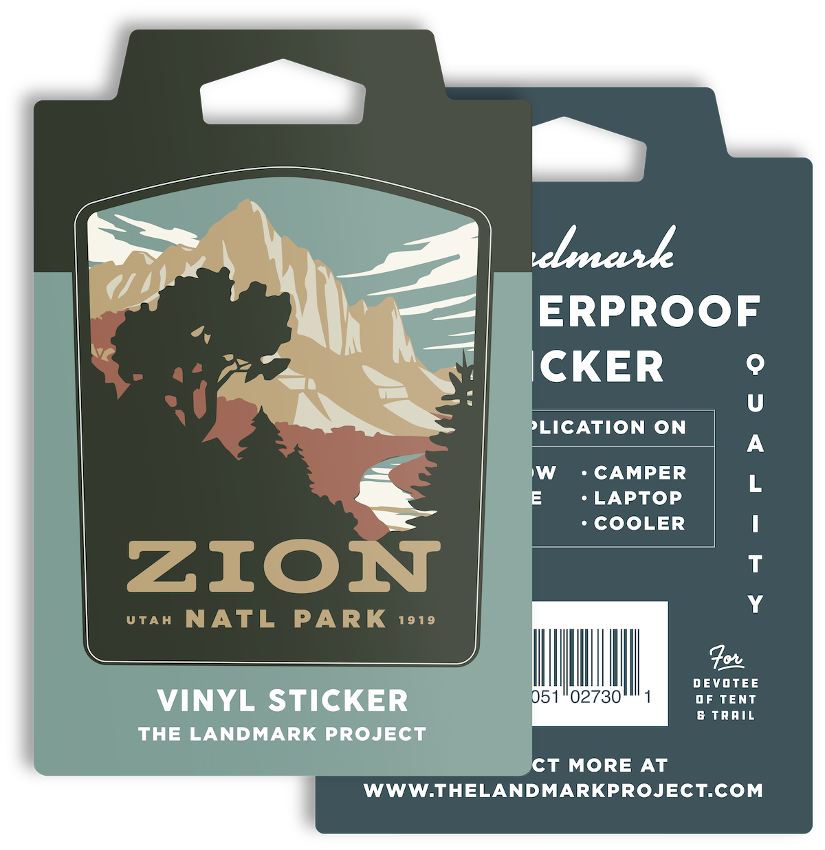 Zion National Park Sticker The Landmark Project