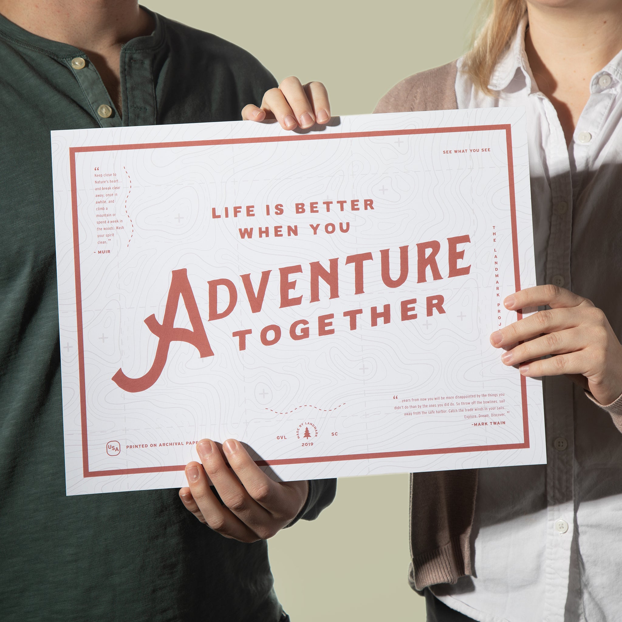 Adventure Together Poster The Landmark Project