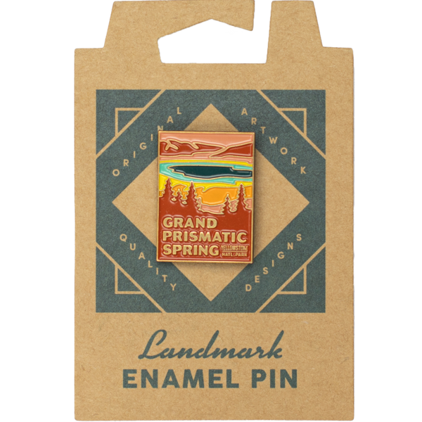 Grand Prismatic Spring Enamel Pin