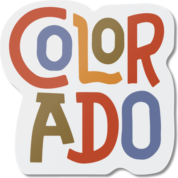 Colorful Colorado Magnet