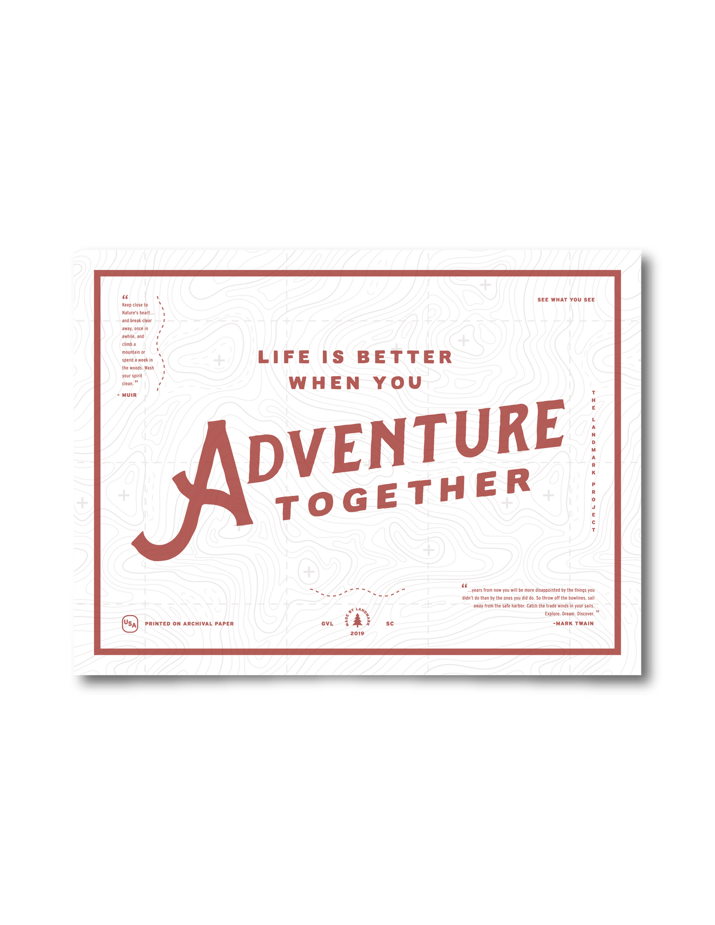 Adventure Together Poster The Landmark Project