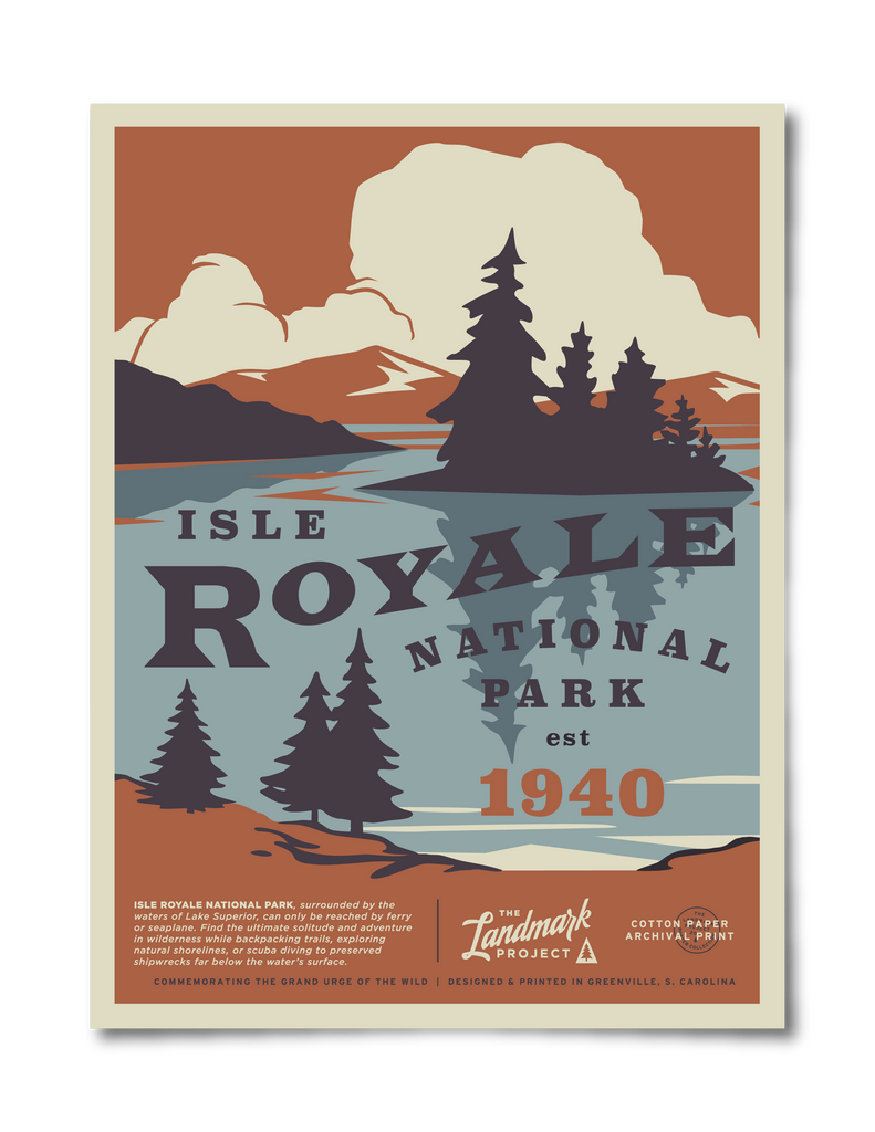 Isle Royale National Park Poster