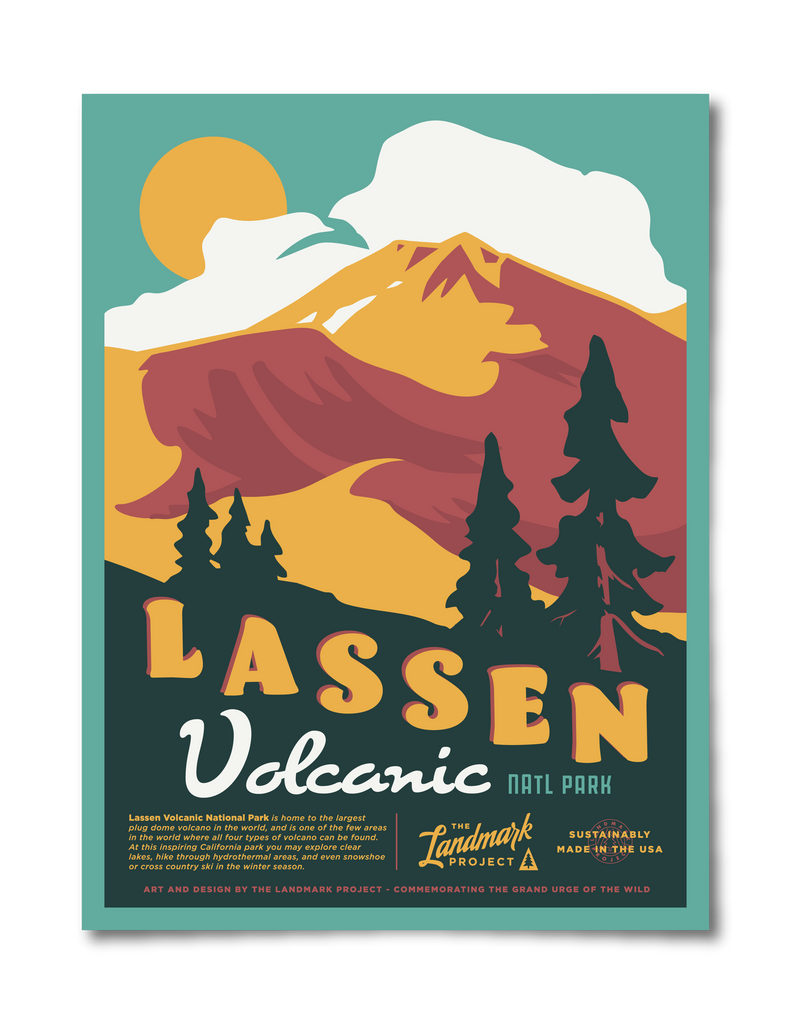 Lassen Volcanic National Park poster